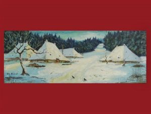 Winterlandschaft by Johann Othmar Doebeli