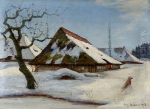 Bauernhaus Auf Dem Schmutzberg Oftringen by Johann Othmar Doebeli