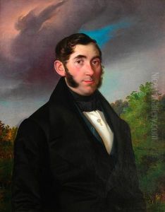Portrait Of A Man by Franz Joseph Dobiaschofsky