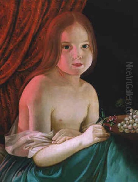 Portrait Eines Sitzenden Madchens - view 1