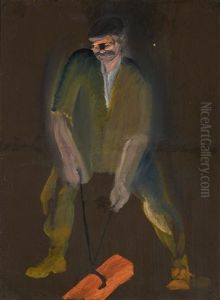 The Steel Worker by Mieczyslaw Vasilyevich Dobrokovsky