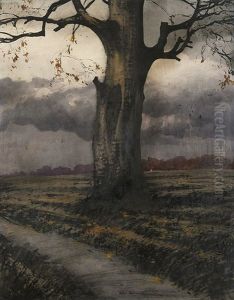 Lonely Tree by Odo (Otton) Dobrowolski