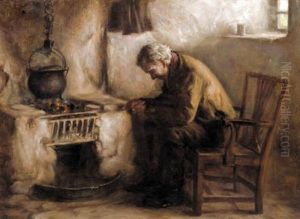 By The Fireside by Henry John Dobson