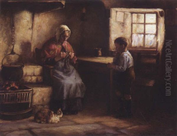 By The Fire With Grandmother - view 1