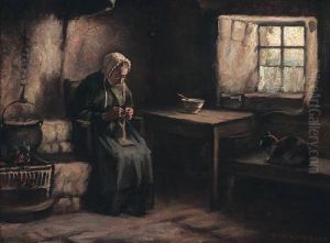 Knitting by Henry John Dobson