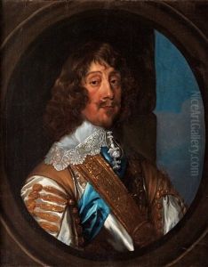 Henry Rich, (1590-1649) Forste Earlen Av Holland, Midjebild by William Dobson