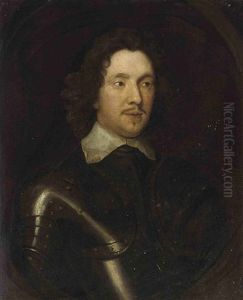 Portrait Of A Gentleman In Armor And A Lawn Collar