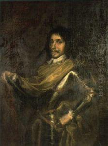 Portrait Of A Gentleman (lucius Cary?) by William Dobson