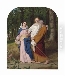 The Child Jesus Going Down With His Parents To Nazareth (luke Ii)