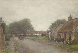 A Quiet Village Scene A Quiet Village Scene