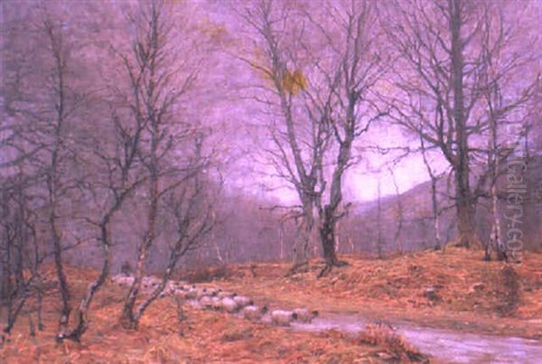 A Woodland Road, Springtime - view 1