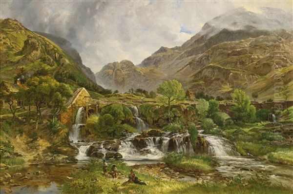 A Mill Stream In Wales - view 1