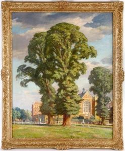 Elm Tree In The Suburbs by Francis H. Dodd