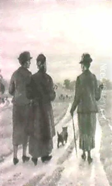 An Evening Walk On The Heath - view 1