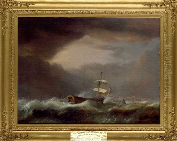 The East Indiaman "york" In Difficulties Off Margate During The Gale Of 1 January 1779 - view 1