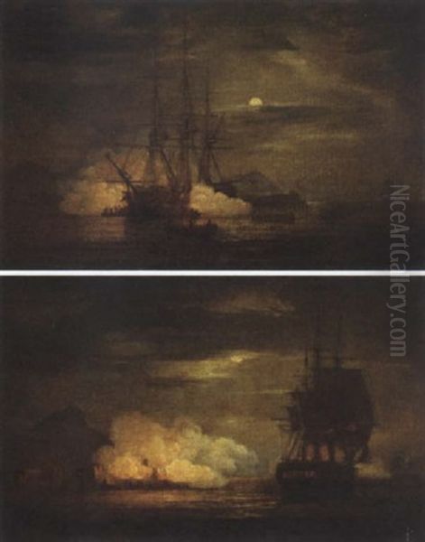 The Cutting Out Of H.m.s. "hermione", 24th October 1799 - view 1