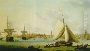 View Of Gravesend From The Thames