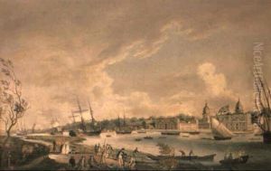 View Of The Royal Hospital, Greensich, From The Isle Of Dogs