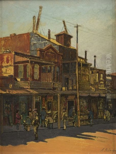 Figures On A Street - view 1