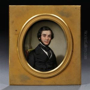 Portrait Of N.n. Wilkinson Of New Orleans by John Wood Dodge