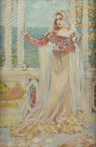 Bride (woman On Balcony) by William de Leftwich Dodge