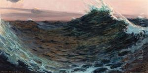 Surf Under Red Skies by William de Leftwich Dodge