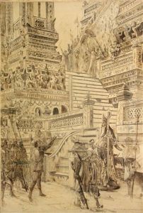 An Appeal On The Temple Steps by William de Leftwich Dodge