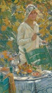 Portrait Of The Artist's Daughter by William de Leftwich Dodge