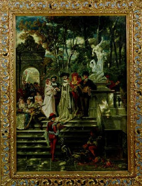 An Italian Renaissance Garden Party - view 1