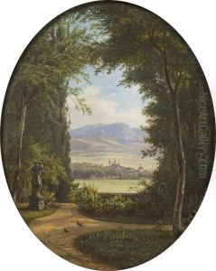 View Of Osek by Ernst Gustav Doerell
