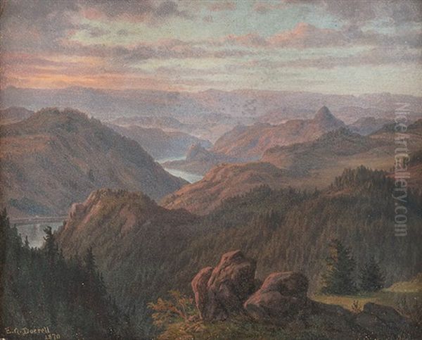 Blick Vom Aarhorst Gegen Aussig - view 1