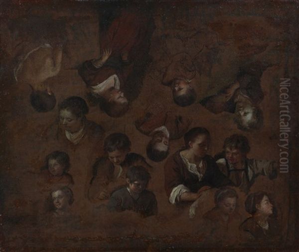 Veertien Studies Van Gezichten - view 1