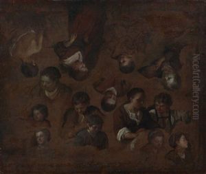 Veertien Studies Van Gezichten