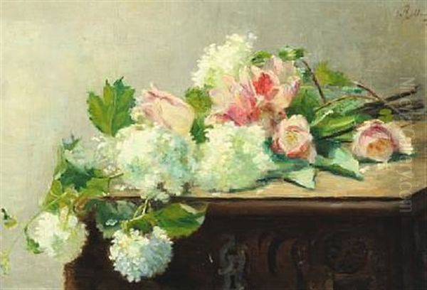 Still Life With Flowers On A Renaissance Chest - view 1