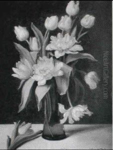 Tulipaner I Vase by Augusta Dohlmann