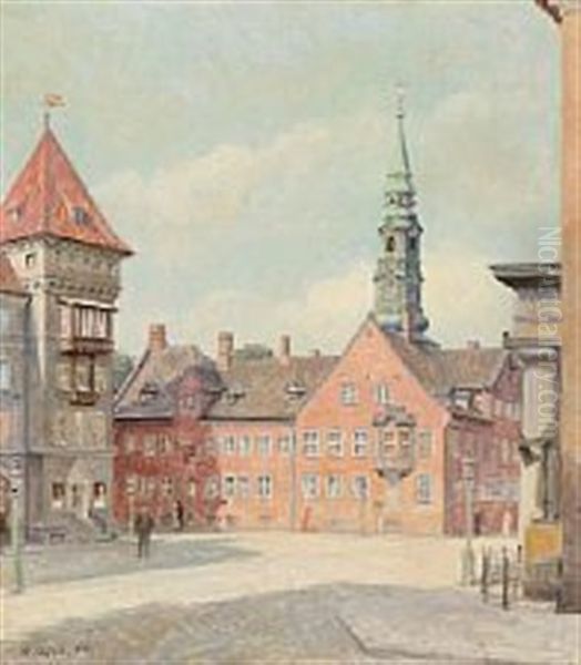 View From Norregade With The Church Of Our Lady, Copenhagen - view 1
