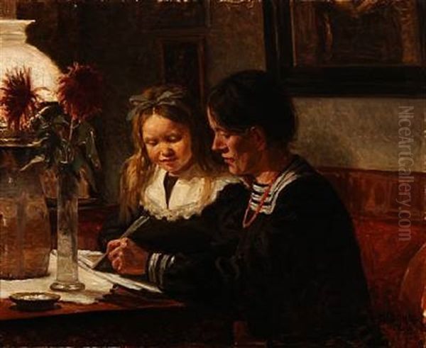 A Mom Reads With Her Daughter - view 1