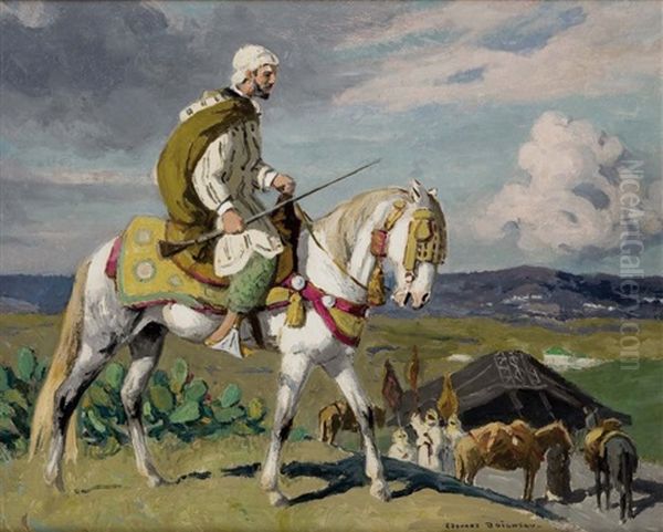 Cavalier Marocain Pres D'un Campement - view 1