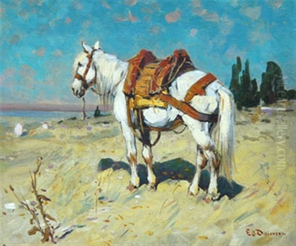 Cheval Arabe Bord De Mer - view 1