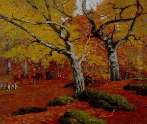 La Halte Des Cavaliers by Edouard Edmond Doigneau