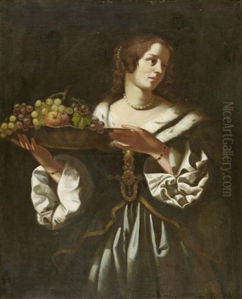 Bildnis Einer Dame Mit Fruchteschale - view 1