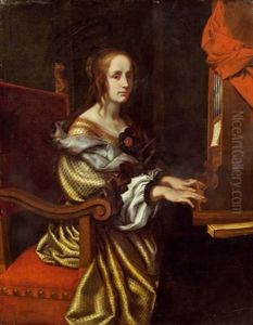 Die Heilige Cacilia by Carlo Dolci