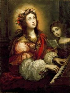 Saint Cecilia At The Organ by Carlo Dolci