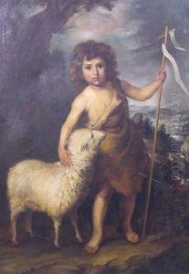 Der Johannisknabe Mit Dem Lamm Gottes by Carlo Dolci
