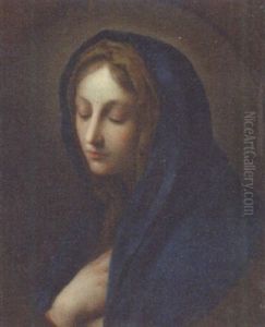 The Madonna In Prayer by Carlo Dolci