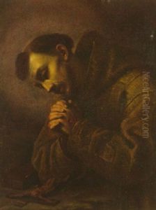 San Fancisco En Oracion by Carlo Dolci