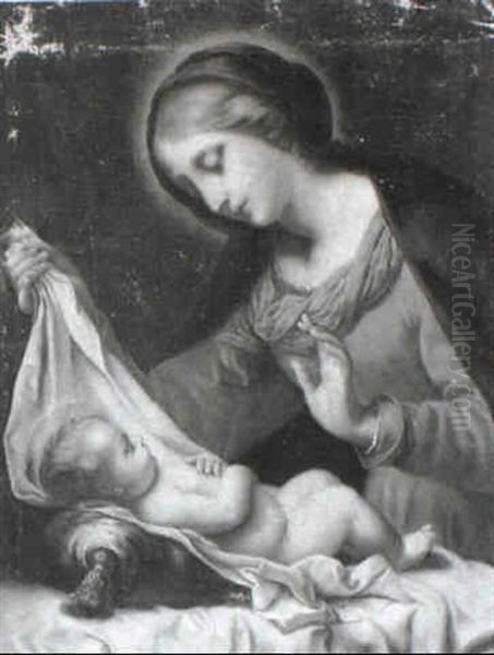 The Madonna Adoring The Christ Child - view 1