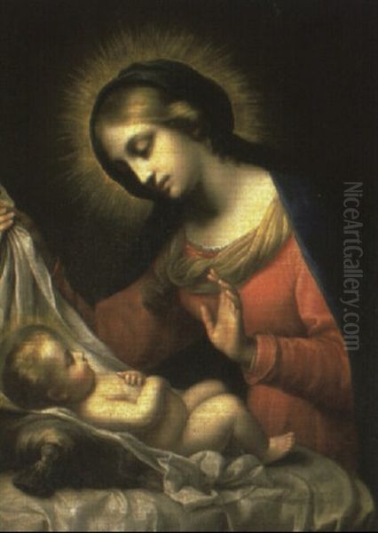 The Madonna Adoring The Infant Christ - view 1