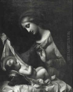 Madonna Adoring The Christ Child