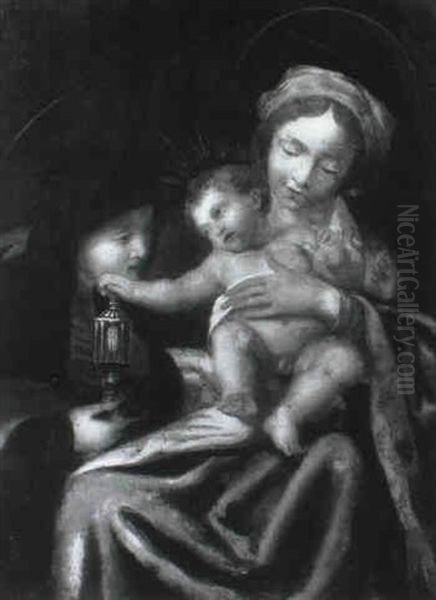 The Madonna And Child With Saint Clare - view 1
